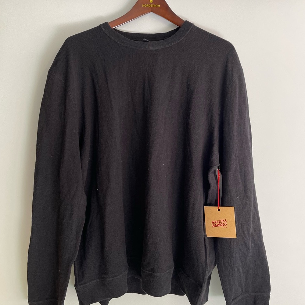 Naked and Famous Denim Slim Crewneck | XL